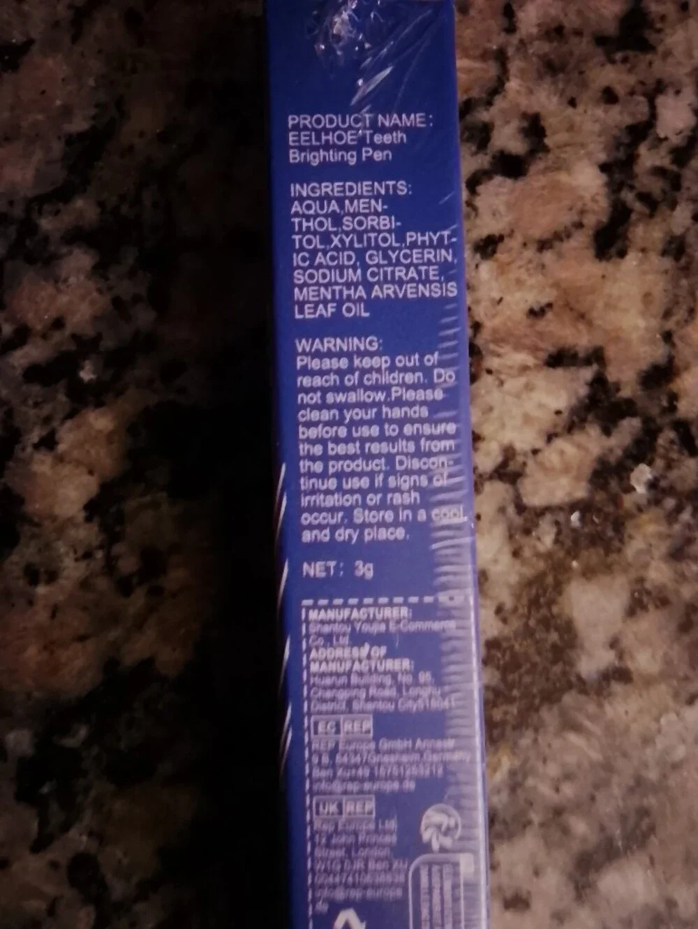 Blue Whitening Toothpaste - 3 Days Whitening Set Of 2